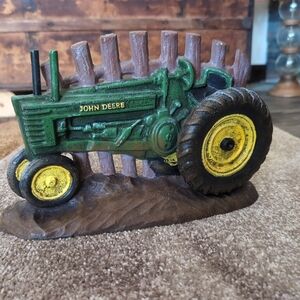John Deere Vintage Door Stop- Rare!